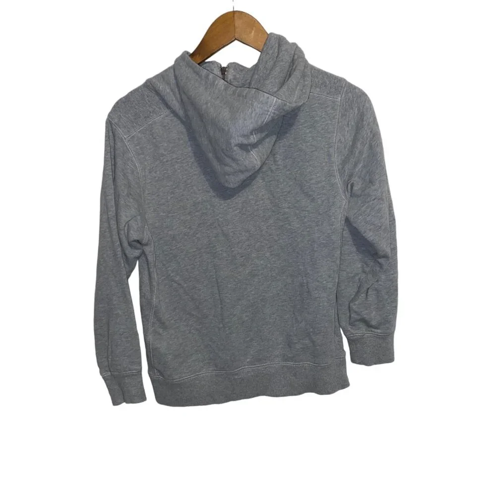 Converse Grey full zip hoodie size 12-13 years Youth L - Picture 2 of 4